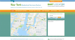 Desktop Screenshot of newyorkbioidenticalhormonedoctors.com