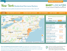 Tablet Screenshot of newyorkbioidenticalhormonedoctors.com